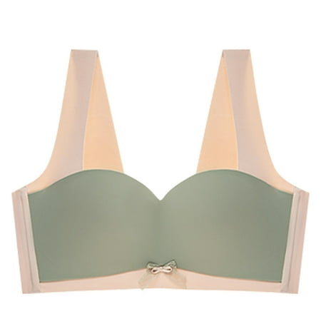 

Women s Workout Seamless Sports Bras Latex Traceless Large Size With Steel Ring Sport Adjustable Tank Bra Underwear