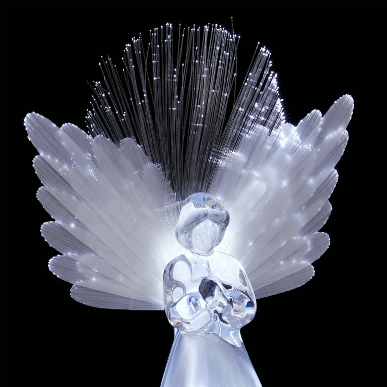 Fiber Optic Angel Figurines