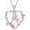 Hug-1, variant on Valentines Gifts Black Skeleton Necklaces 925 Sterling Silver Skull Skeleton Hand Rose Pendant Necklace Halloween Ruby Gothic Jewelry Gift for Women Daughter Lover