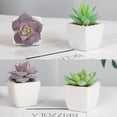 thumbnail image 2 of Matsuzay 4 unids/set de plantas artificiales para interiores en macetas, dedos verdes fáciles de hacer, pequeñas plantas artificiales en Decoración, 2 of 6