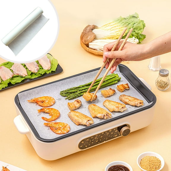 Sheets Kitchen Oil Blotting Sheets Food Grade Oil Filter Paper 197 X 11.8 Inches,Oven Liners for Bottom of Oven,Oil Absorbing Paper for Baking Cookies,Cooking,Frying,Air Fryer,Grilling Rack,Oven