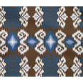 thumbnail image 4 of oneOone Cotton Flex Fabric Diamond & Swirl Ikat Decor Fabric Printed BTY 40 Inch Wide, 4 of 4