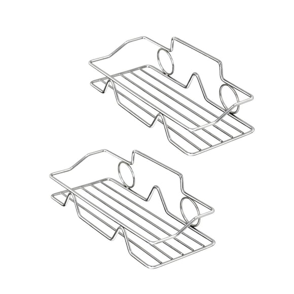 Yuarrent Organizador de almacenamiento de 2 piezas, estante de ducha montado en la pared, soporte multifuncional sin perforaciones para artículos Organizadores de utensilios de cocina Yuarrent HA065684-00