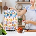 thumbnail image 3 of HELLHERO 1Set Blender Dust Cover Polyester Fitted for Household, Vibrant Blooms and Butterflies, 3 of 6