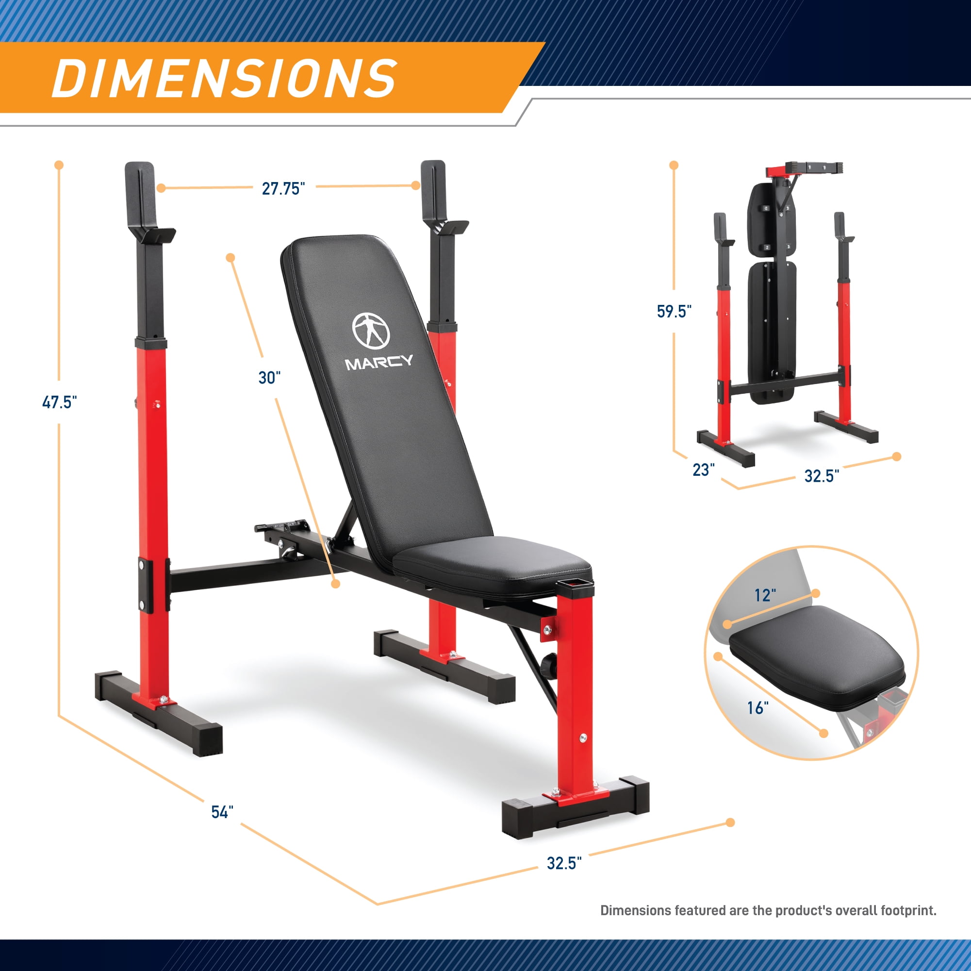 Marcy Standard Weight Bench