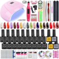 thumbnail image 1 of Juego de manicura profesional, kit de cortaúñas, esmalte de uñas de Gel con lámpara UV, esmalte de barniz semipermanente, taladro de uñas, herramientas, 1 of 4