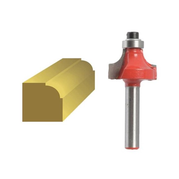 Faithfull - Router Bit TCT Ovolo 13.3mm 1/4in Shank