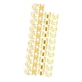thumbnail image 3 of Pinzas para trenzas, cuentas para rastas, anillos ajustables para el cabello, accesorios para rastas, joyería para trenzas de cabello para carnaval, Oro 40 piezas, 3 of 8