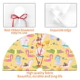 thumbnail image 4 of Lsque Summer Animals Print Christmas Tree Skirt, Tree Skirt with Ties or Velcro, Perfect for Holiday Decorations, Halloween, and New Year-30", 4 of 7