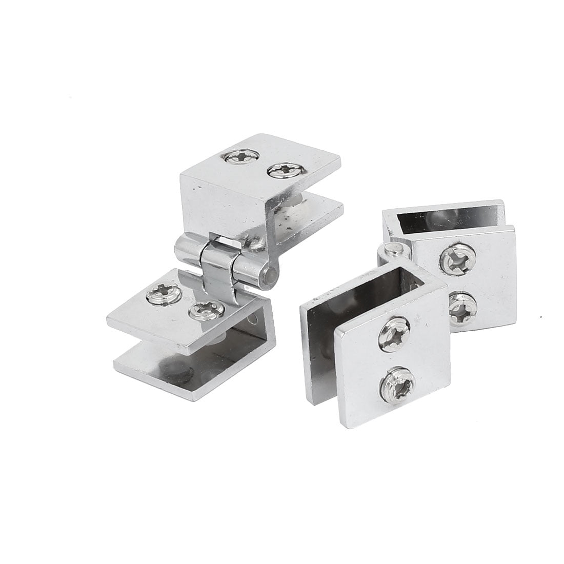 Zinc Alloy 90 Degree Glass to Glass Door Hinge Glass Clamp Clips