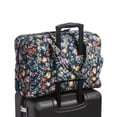 thumbnail image 5 of Vera Bradley Women's Cotton Weekender Travel Bag Fresh-Cut Floral Green, 5 of 7