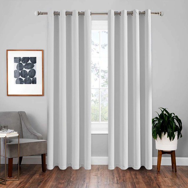 Curtain Fabric Solid Color Thickened Shading Heat Insulating High Precision Curtain for Window