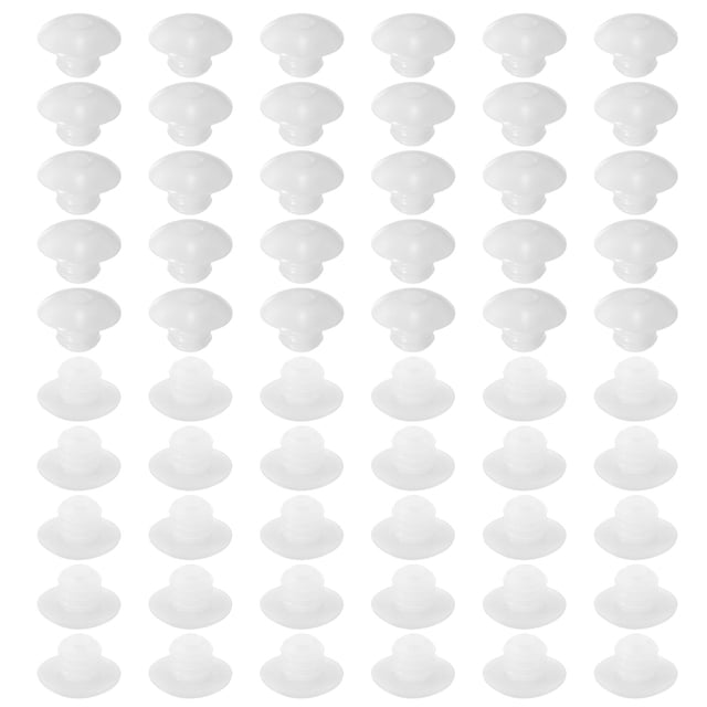 Uxcell 120pcs Bloqueos para Ganchos de Tablero de Clavijas, Clips para Ganchos de 1/4 Pulgada