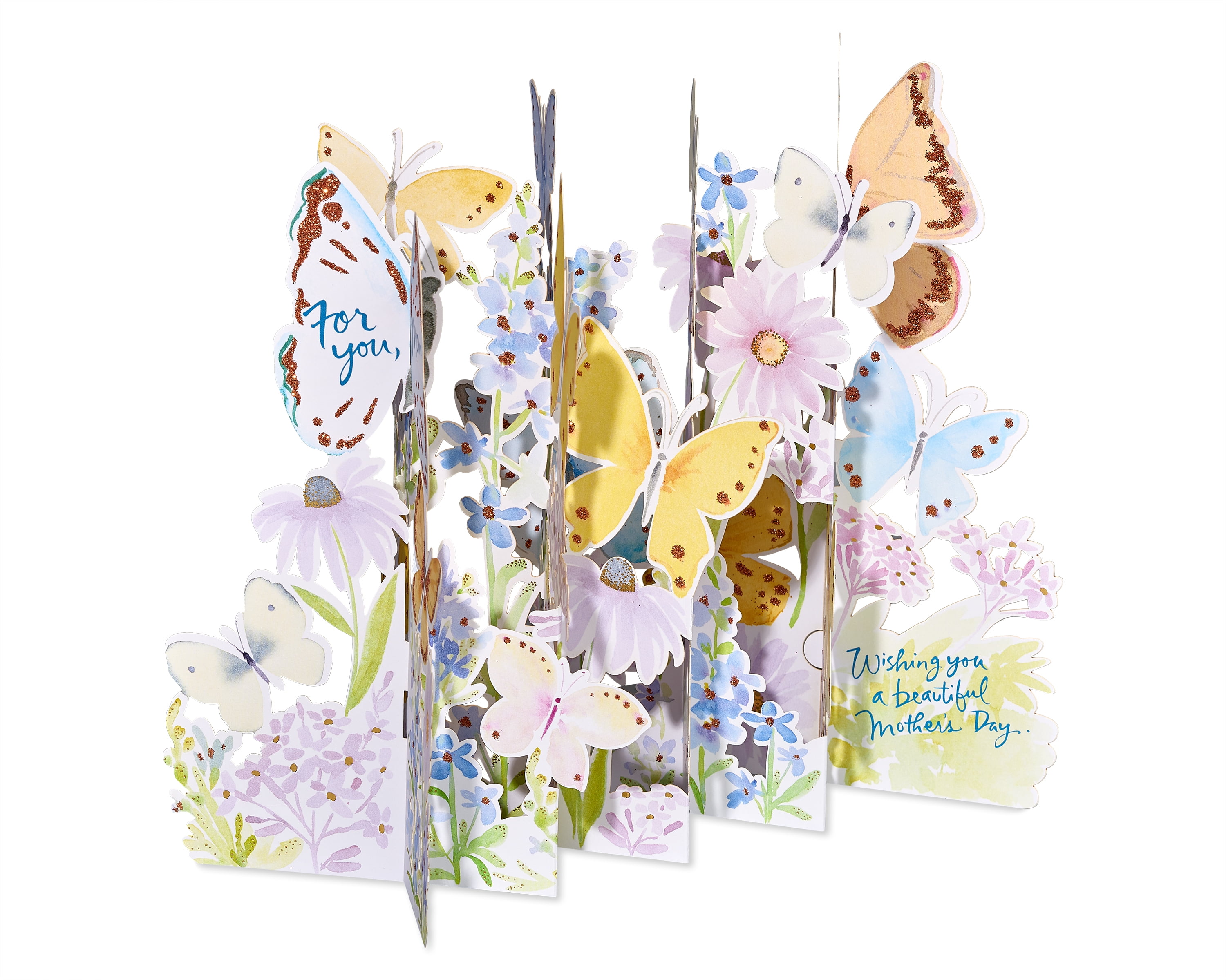 Butterflies American Greetings Mothers Day Pop-Up Card
