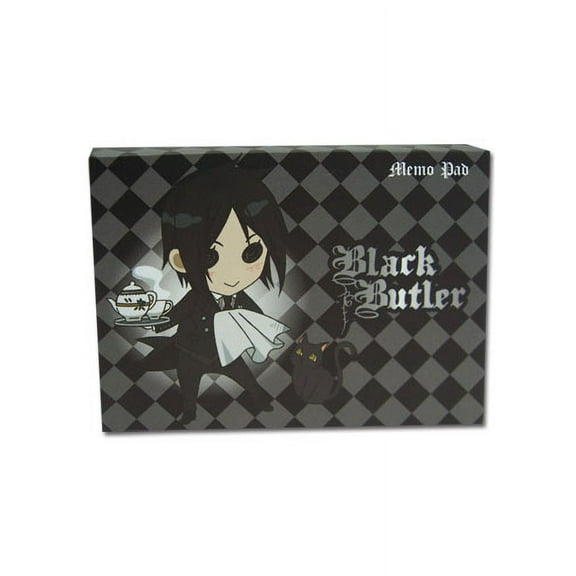 Memo Pad - Black Butler - New Sebastian Stationary Anime Licensed ge6397