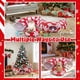 thumbnail image 4 of Túnel de tubo plegable para animales pequeños rojo cama de túnel para gatos debajo del árbol de Navidad círculo de juguete para gatos con bola decorat, 4 of 7