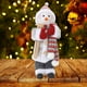thumbnail image 5 of Estatua de muñeco de nieve de Navidad de pie, figura navideña, colección de muñecas, colgante, árbol Muñeco de nieve blanco de 30 cm, 5 of 8
