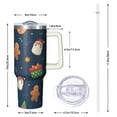 thumbnail image 2 of Merry Christmas 40oz Stainless Steel Insulated Travel Tumbler with Handle and Straw, Holiday Leak Proof Coffee Cup, Winter Gift Mug, 2 of 4