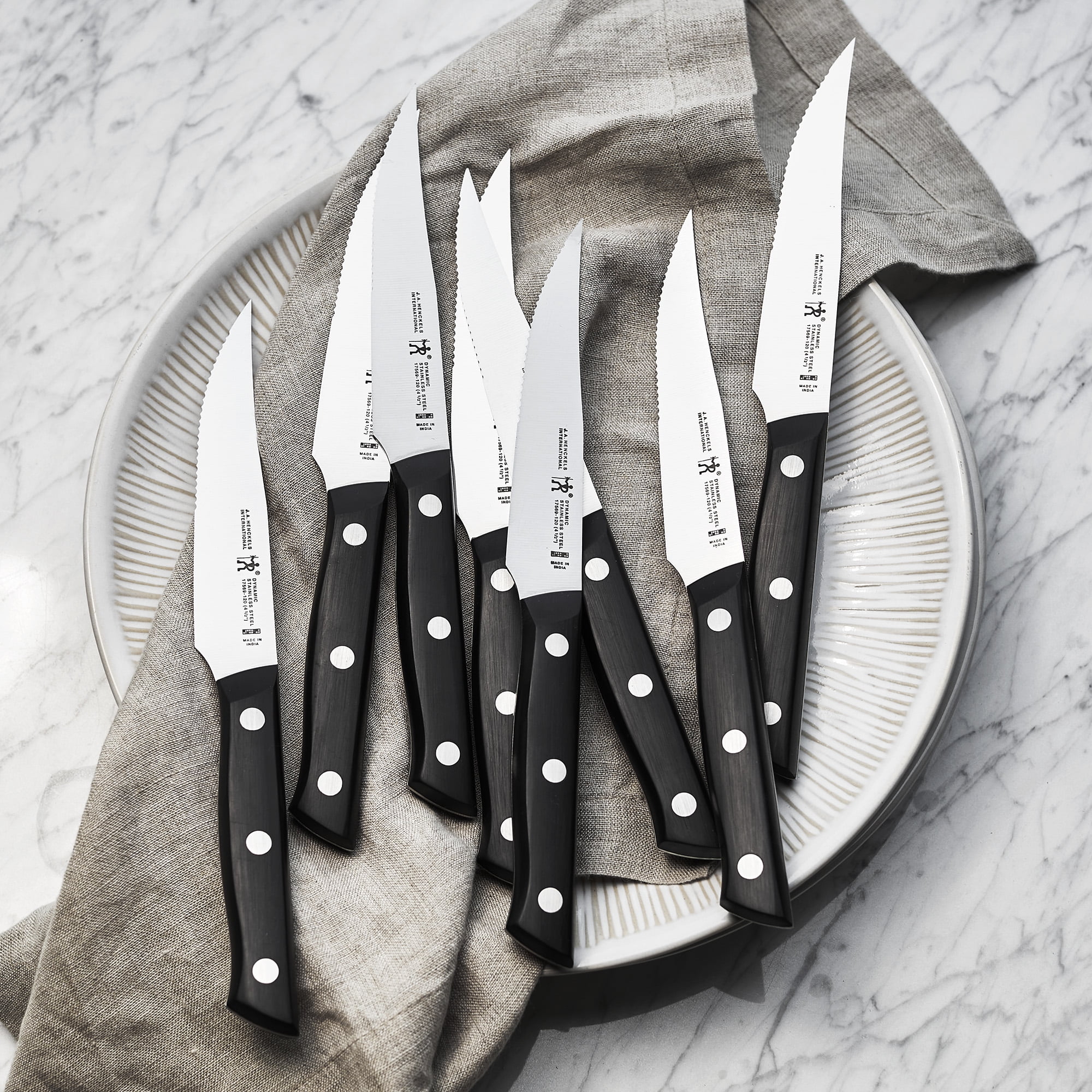 Class Quality 4'' Steak Knife Set, 9 Piece 8 Steak Knives with a Mini Wood  Block Santoku japanese knife Jogo de facas para cozi - AliExpress