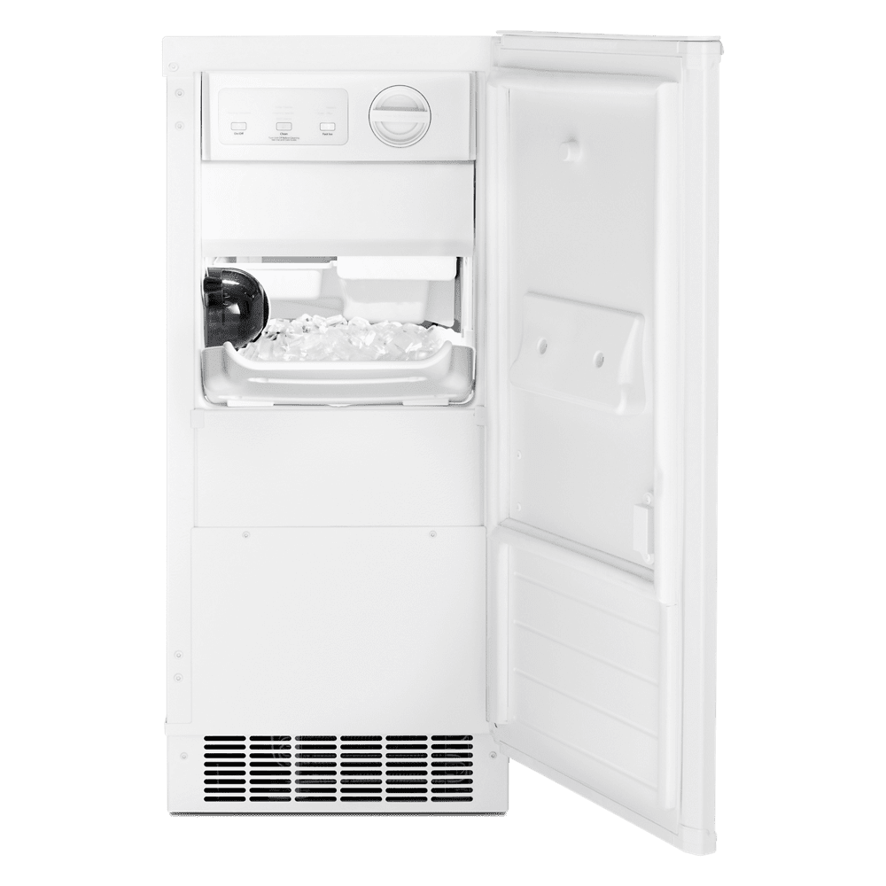 Whirlpool WUI75X15HW 15 Inch Freestanding or Built-In Ice Maker