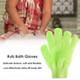 thumbnail image 2 of Wdftyju 5 dedos guantes de baño piel SPA masaje chico cuerpo lavado baño (verde) Wdftyju 3vb4zr5ww4dg6rb7, 2 of 5