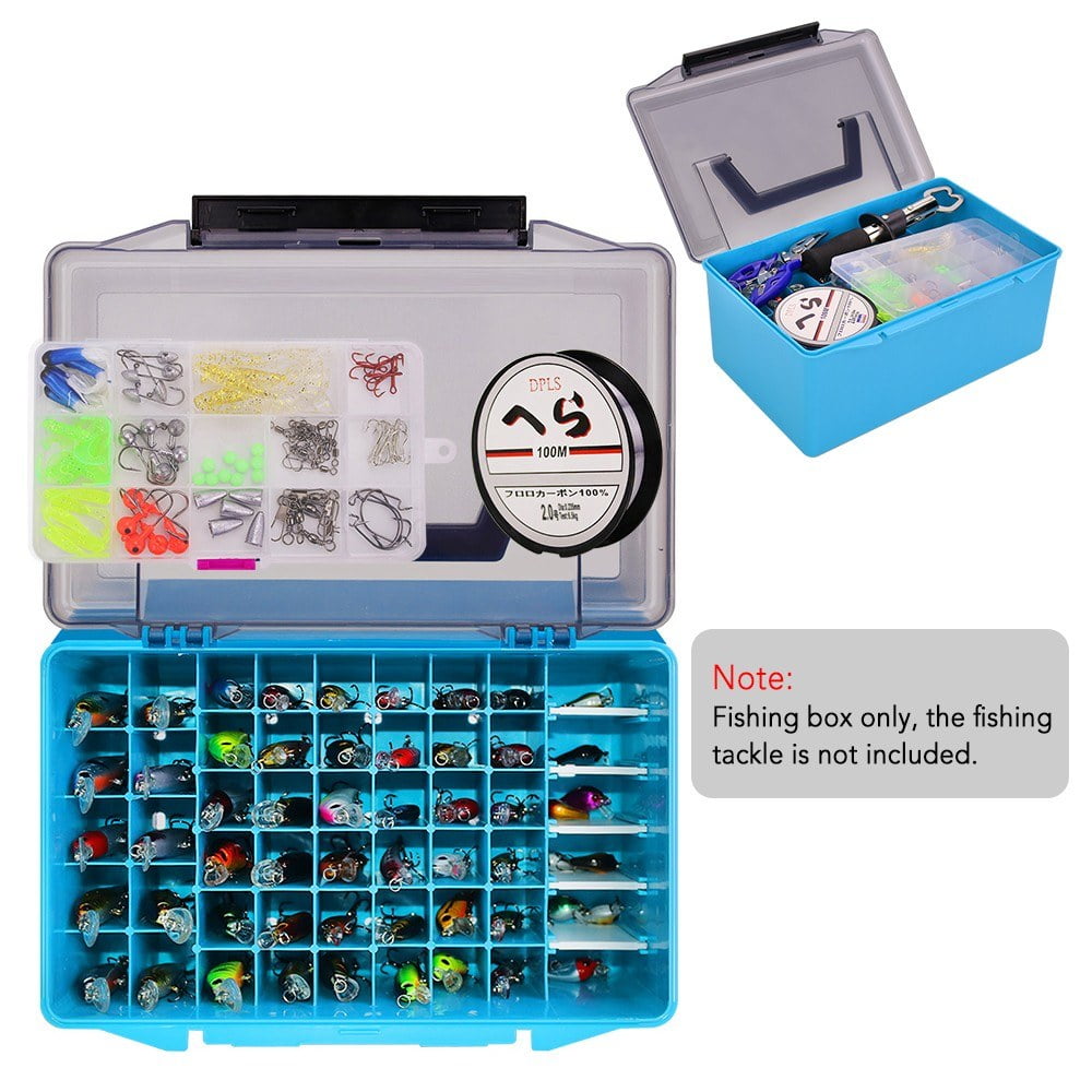 Fishing Tackle Box PVC Storage Case for Fishing Gear Accessories