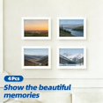 thumbnail image 2 of 4 Pack Shadow Box Frames, 8 x 6 Inches Square Artificial Board Shadow Boxes Display Case, White 3D Picture Frames for Photos, Dried Flowers, Wall Mounted Handicraft Photo Frame, 2 of 4