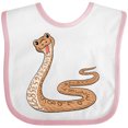 thumbnail image 3 of Inktastic Pi-thon Pi Day Python Pun Snake Boys or Girls Baby Bib, 3 of 4