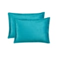 thumbnail image 5 of Nestl  Reversible Cut Plush Duvet Cover Set -  Soft Front Cut Plush Fleece & Back Brushed Microfiber Comforter Cover Teal Full 3 Piece, 5 of 5
