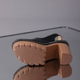 thumbnail image 6 of Viluyesy Platform Sandals for Womens, Peep Toe Ankle Strap Chunky Heels Summer Slingback Dressy Shoes Black US9, 6 of 9