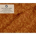 thumbnail image 2 of Soimoi Cotton Canvas Fabric Yardage - Printed Leaves, Brown | 56" Wide | Ideal for Sewing, Upholstery, Tote Bags, Home Decor & More, 2 of 7
