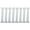 White, variant on Raindrops White Plastic Mini Pillars for Cakes 8pcs