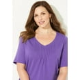 thumbnail image 4 of Catherines Women's Plus Size Suprema Pintuck Tee, 4 of 4