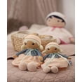 thumbnail image 5 of Kaloo Tendresse Mi Primera Muñeca De Tela Chloe K 9.75 Figura De Felpa Mediana Suave Con Vestido Melocotón Y Rayas Chaqueta Vaquera Y Cabello Rubio Con Cara Bordada Lavable A Máquina Para Edades 0 K96, 5 of 5