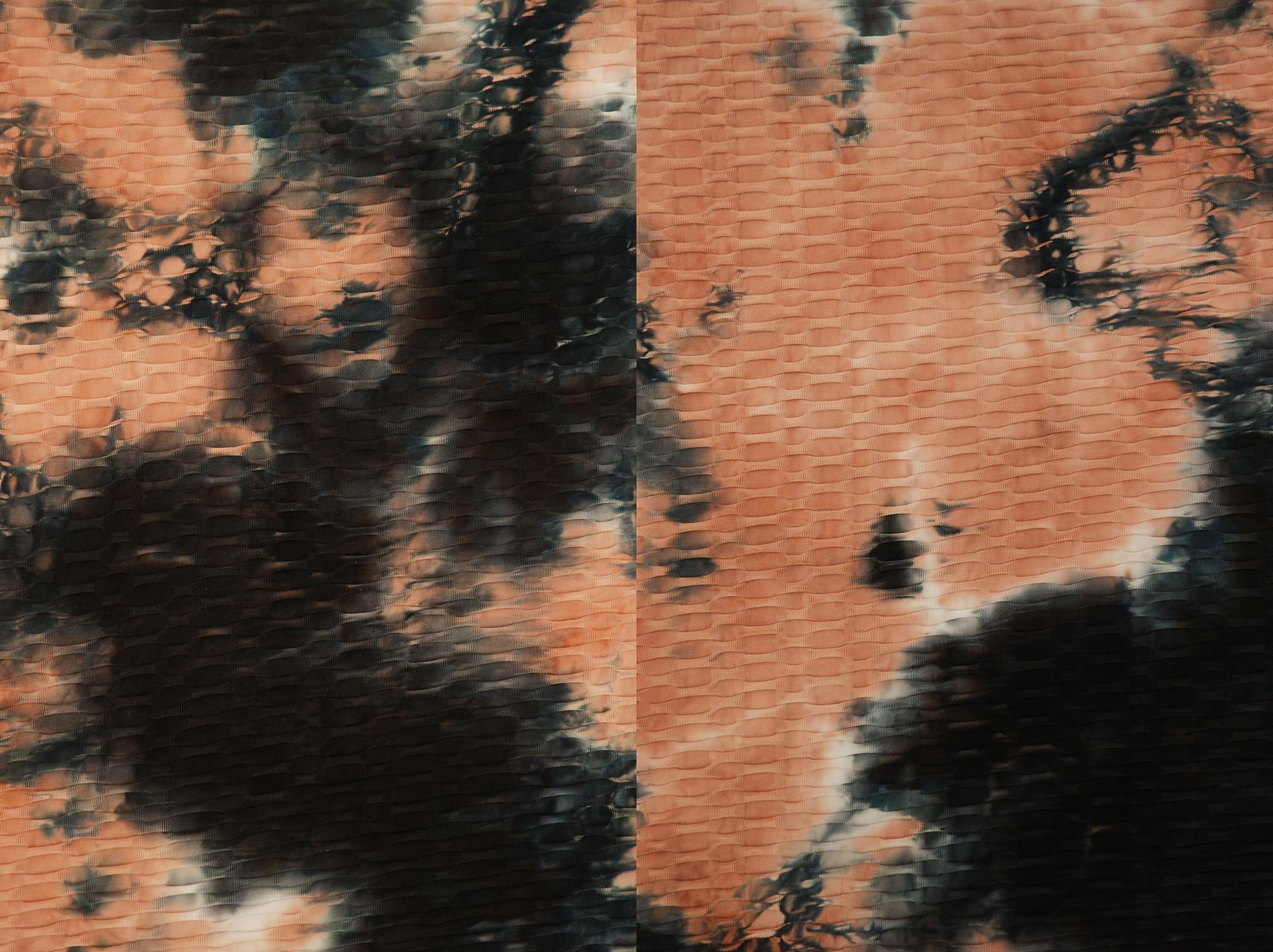 Fabric Selection Inc Poly Spandex Knit Real Tie Dye Blush