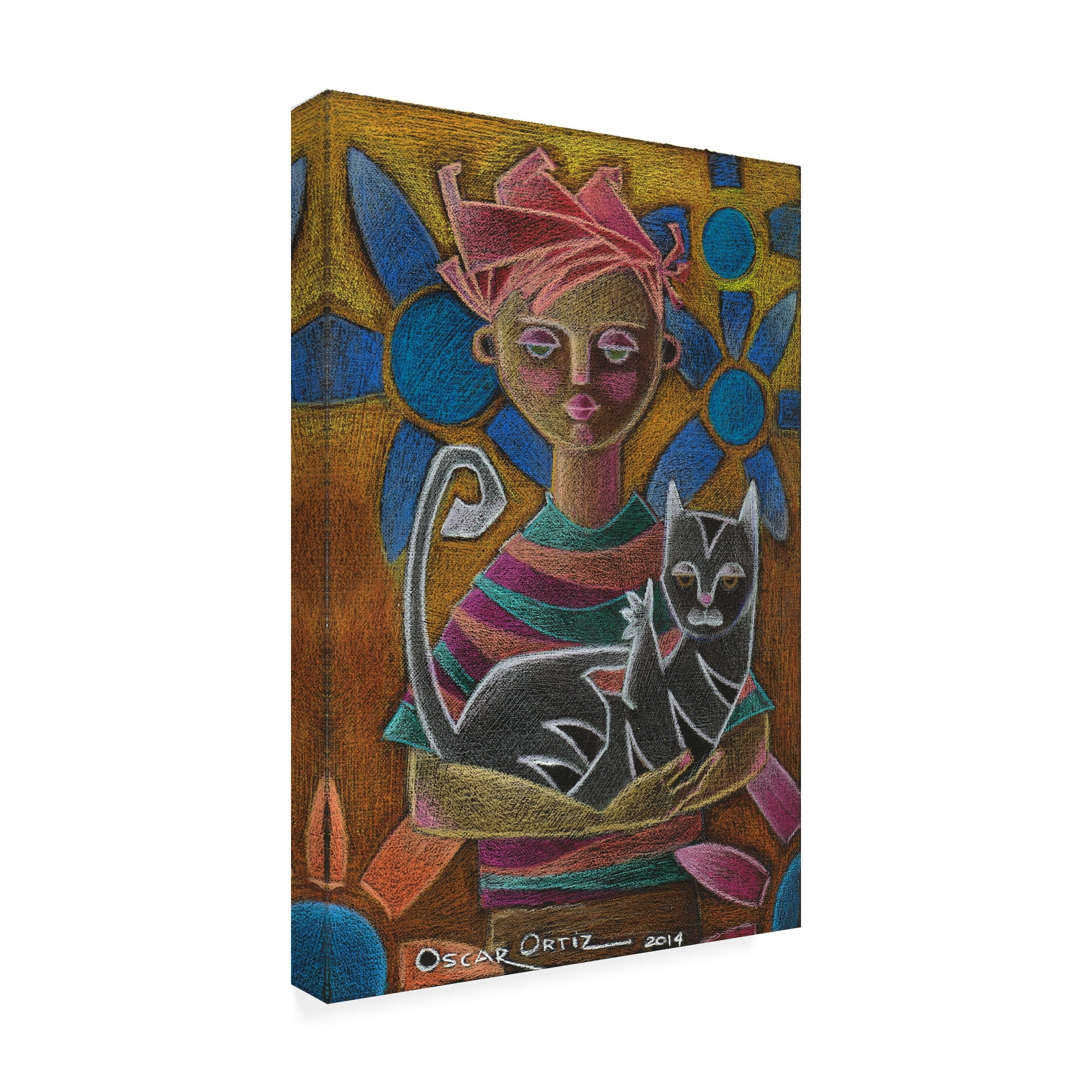 Trademark Fine Art 'I Found This Kid And Im Keeping It' Canvas Art by Oscar Ortiz
