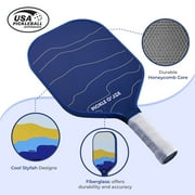 Pickle OJoe Lightweight USAPA Approved Pickleball Paddle, Fiberglass, Blue Ridge