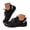Black, variant on Dakaela Barefoot Shoes Women Casual Slip on Walking Sneakers Wide Toe Box Lightweight Hiking Minimalist Running Shoes (Black,6)