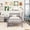 Gray, variant on Twin Size Wood Platform Bed with Guardrails on Both Sides and Two Storage Drawers ,Pink