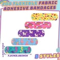 thumbnail image 2 of 5 Styles de Bandages pour Enfants, Adhésifs Flexibles, Bandes Colorées, Imperméables, Mignons, pour Filles, Réparation, Autocollants pour Articulations, Protection Confortable contre les Coupures, Éraflures, Brûlures (200 Pcs), 2 of 7