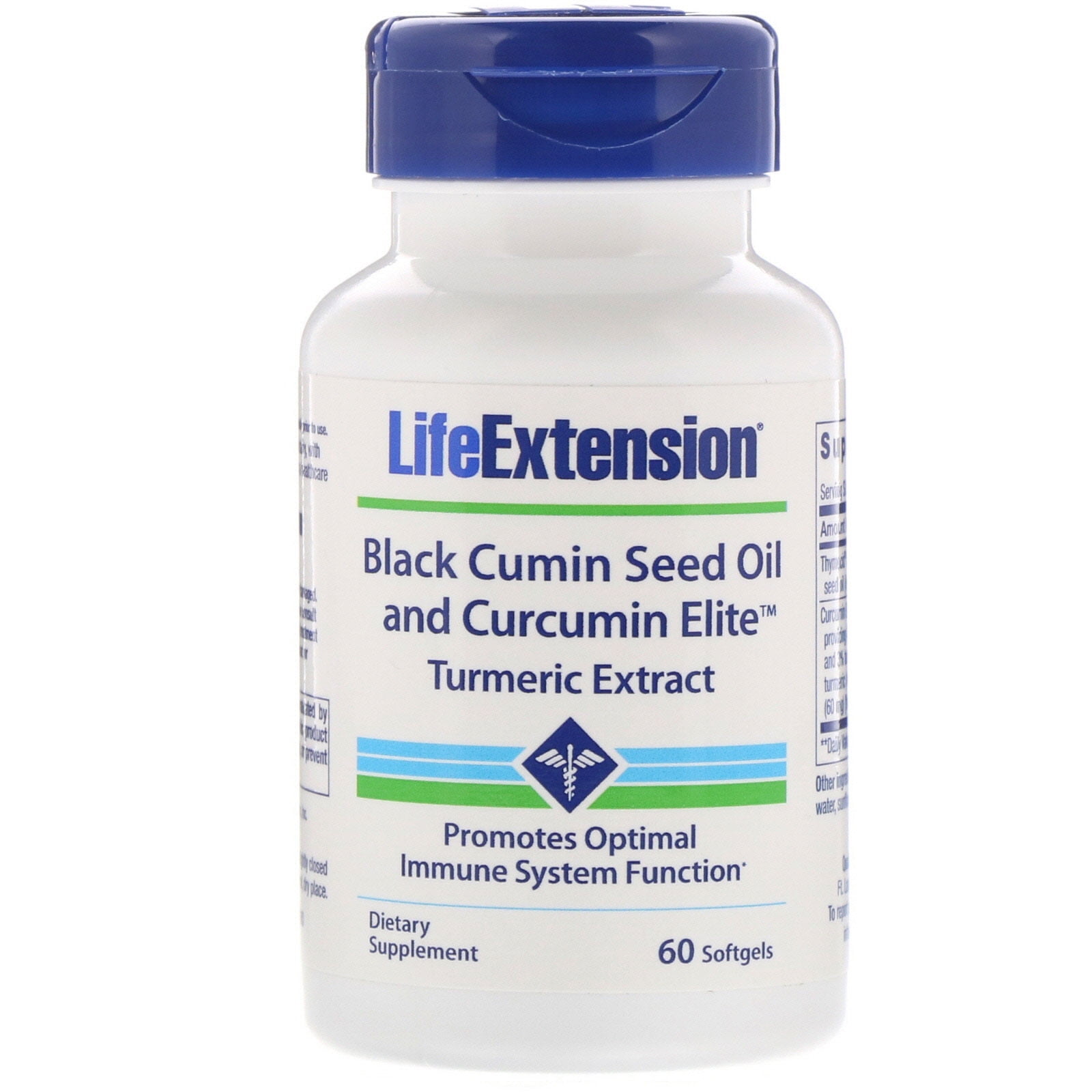Life Extension Black Cumin Seed Oil and Curcumin Elite Turmeric Extract