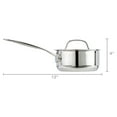 thumbnail image 7 of Cuisinart Chef's Classic Stainless Cookware 1 Quart Saucepan with Cover, 7 of 7
