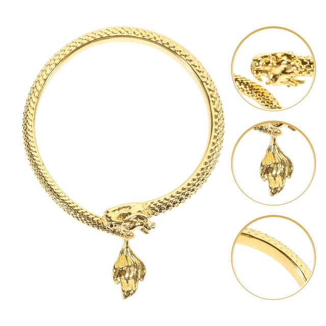unbranded Anillo Abierto De Cobre Para Mujer Con Chino De Dragón Y Ajustable Color Dorado