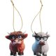 thumbnail image 1 of 2Pcs Highland Cow Ornament Highland Cows Shape Decoration Highland Cow Decor Acrylic Crafts, 1 of 3