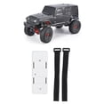 thumbnail image 4 of RC Plastic Battery Box , RC Plastic Battery Tray Case Easy To Install Professional Portable High Strength With Nylon Belt For RC Vehicles White, 4 of 8