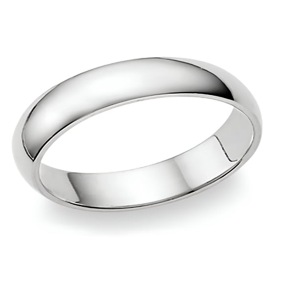 DESIGNICE 6MM Sterling Silver High Polish Plain Dome Tarnish Resistant Comfort Fit Wedding Band Ring Sz 9