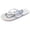 White, variant on Flip Flops for Men Women Cartoon Print Casual Non Slip Comfortable Lightweight Open Toe Thong Sandals Beach Slippers for Unisex Summer Pool Outdoor Daily Wear Blue 11.5