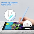 thumbnail image 3 of Fintie Soft Silicone Sleeve for Apple Pencil Pro & 2nd Generation - Protective Pen Skin Cover Pencil Grip Holder with 2 Nib Covers Accessories, Sky Blue, 3 of 8
