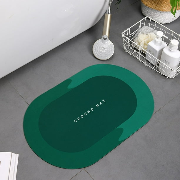 Alfombrilla de baño de ducha súper absorbente, alfombra antideslizante para baño, alfombra Simple para entrada de cocina, puerta suave, alfombrilla de baño lateral para bañera, decoración del hogar Dengxun unisex