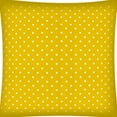 thumbnail image 5 of 17" X 17" White And Creamy Yellow Zippered Polyester Polka Dots Throw Pillow Cover, 5 of 8
